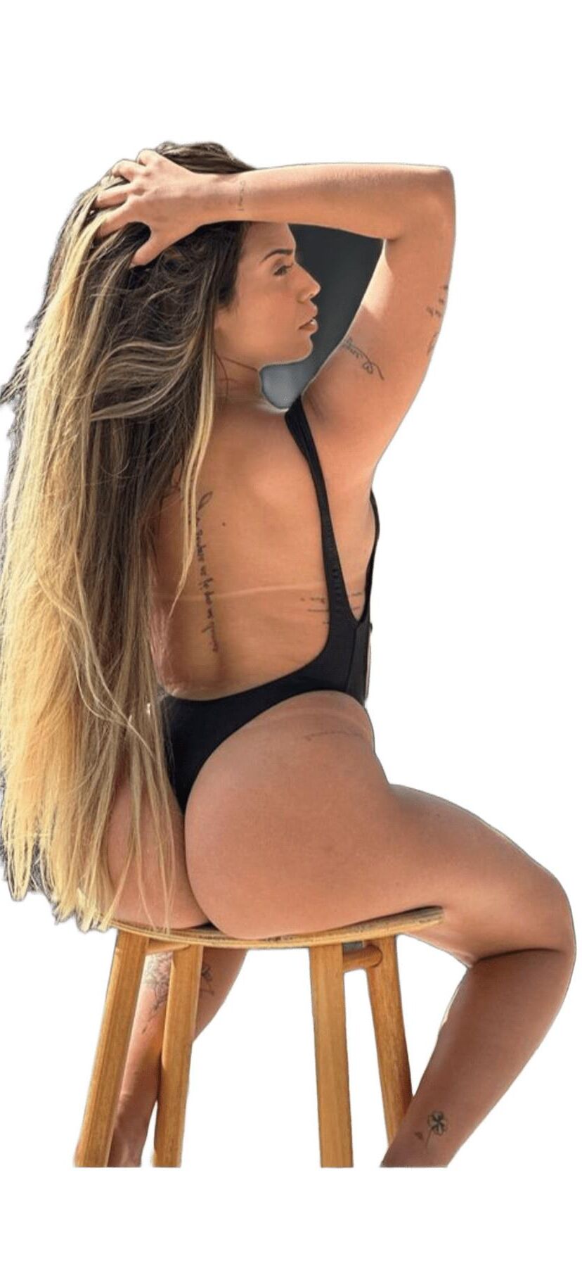 Latina süße große Butt -Aufkleber