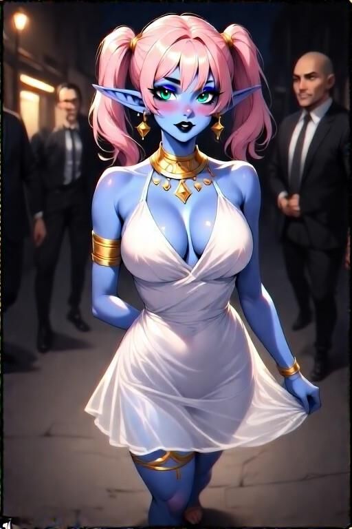 AI Blue Skin Elk Hooker