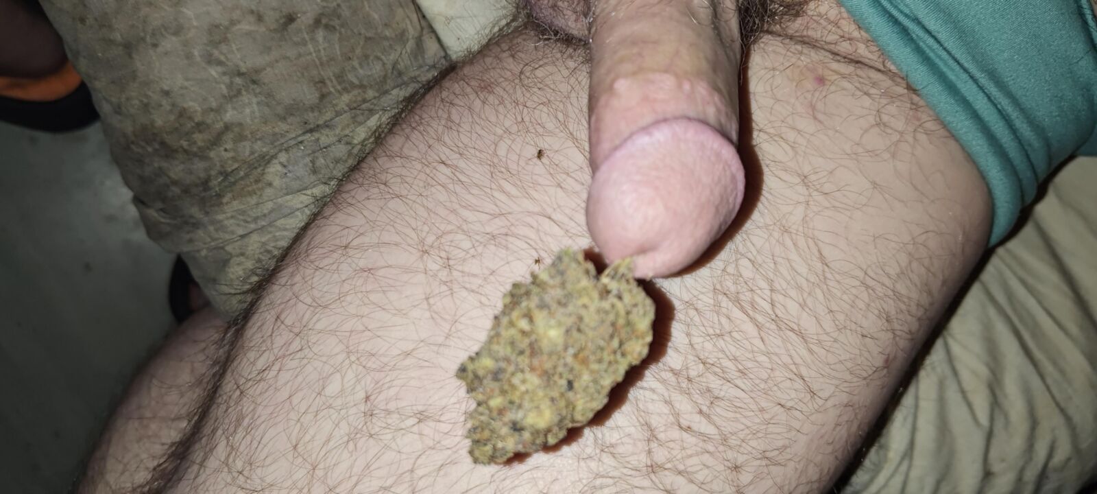 Mein Schwanz auf Weed Gras THC
