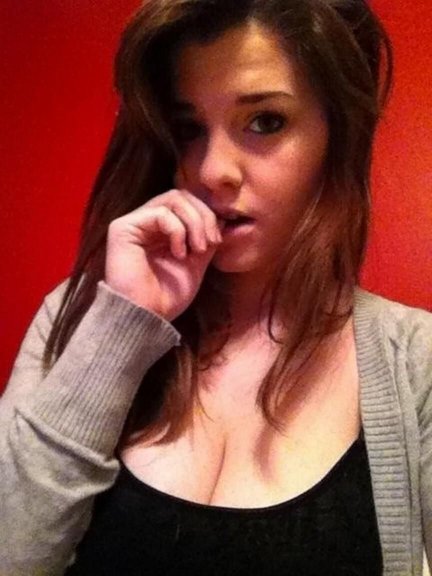 Chica de selfie de Big Tit