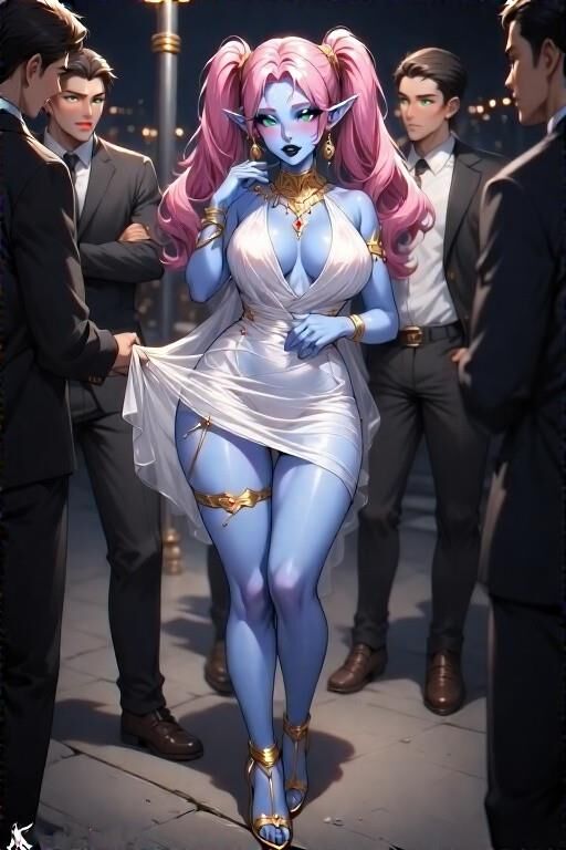 AI Blue Skin Elk Hooker