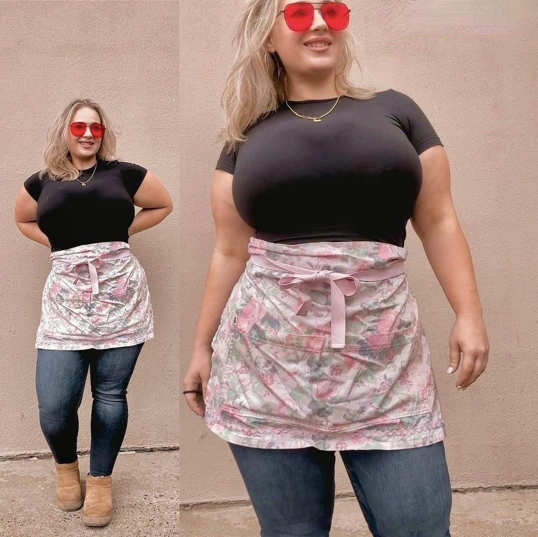 Schildkröte Big Ass Big Boobs Schönheit BBW Girl mit Brille gemischt