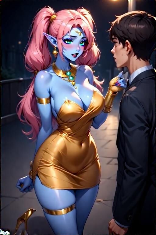 AI Blue Skin Elk Hooker