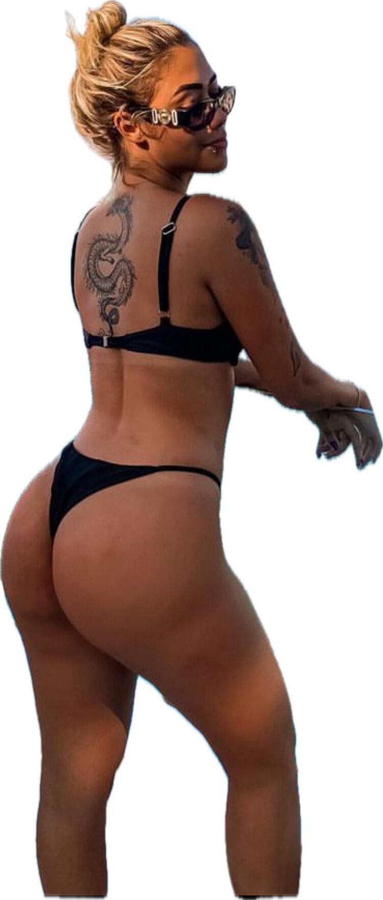 Latina süße große Butt -Aufkleber