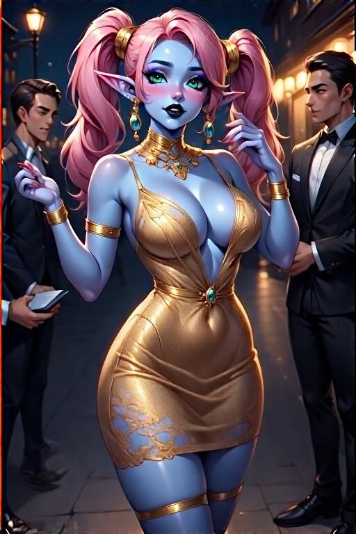 AI Blue Skin Elk Hooker