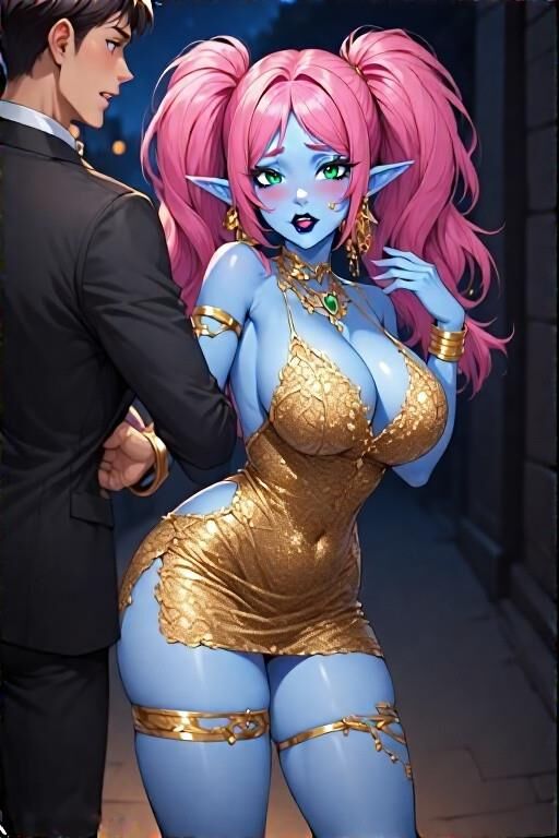 AI Blue Skin Elk Hooker