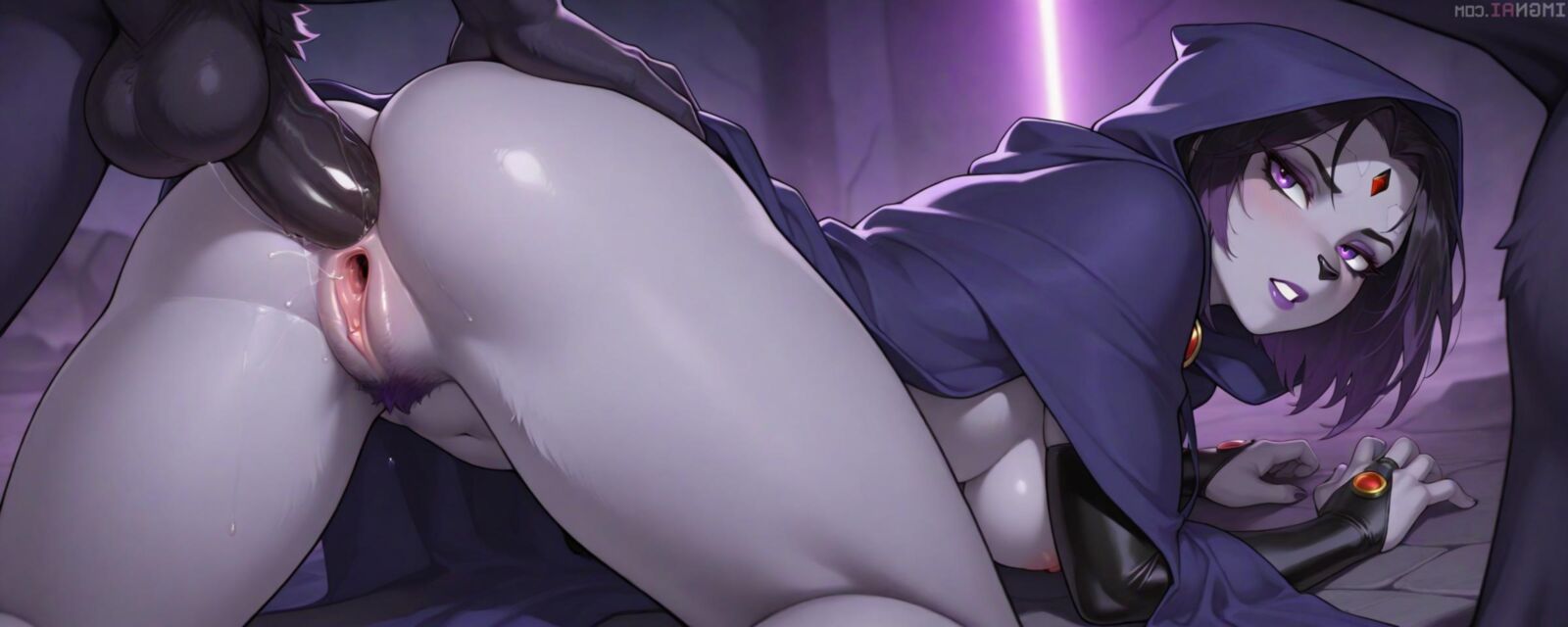 Raven (DC Comics) sex drawings (hentai and toons) 
