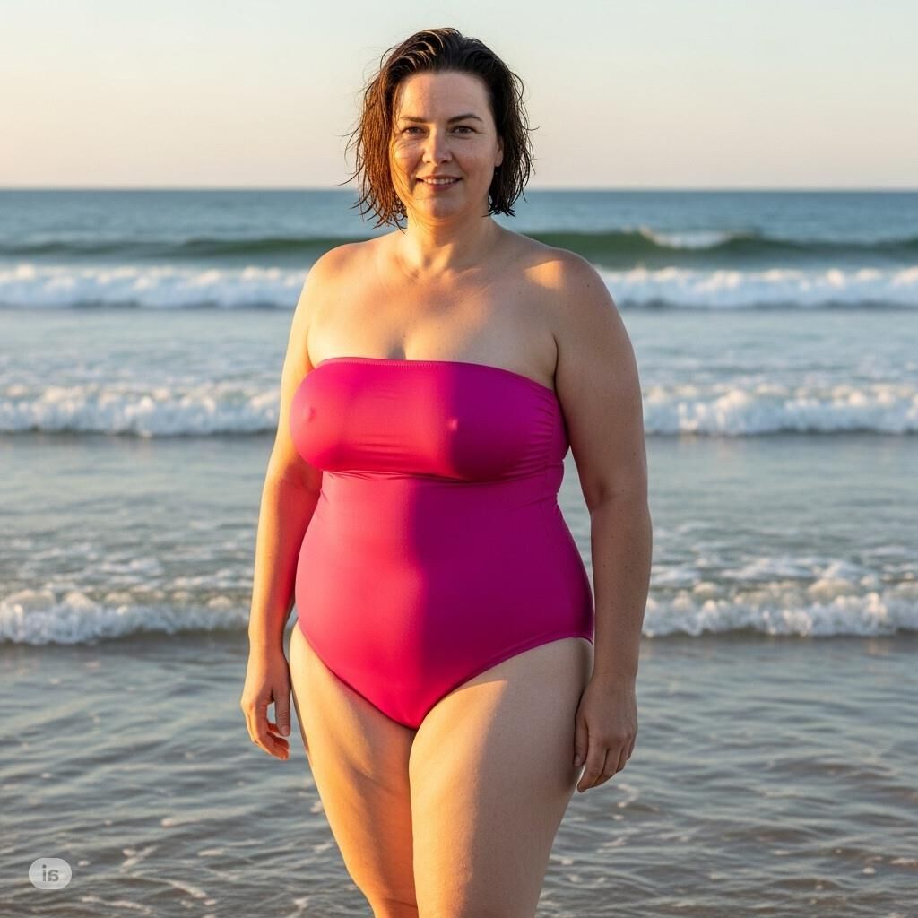 Perfectly plump in swimsuits AI