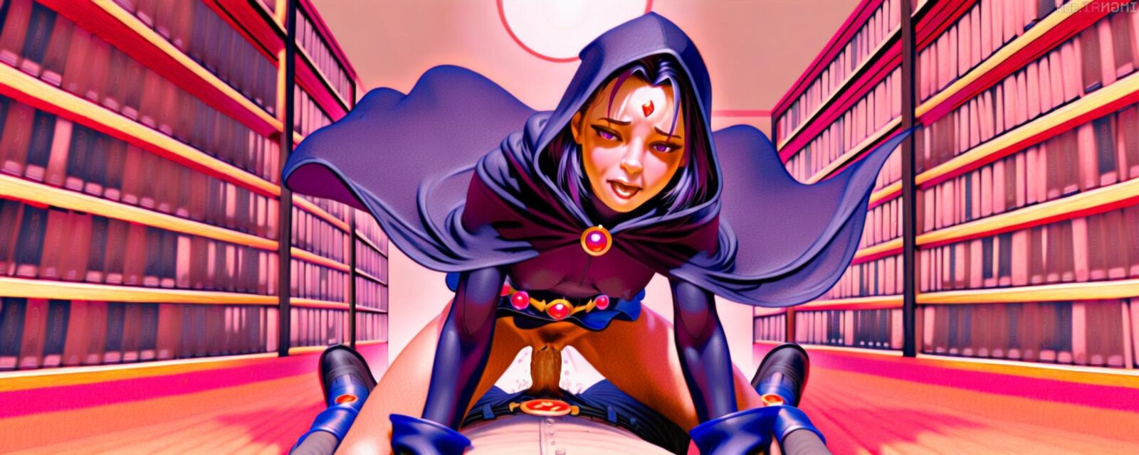 Raven (DC Comics) sex drawings (hentai and toons) 