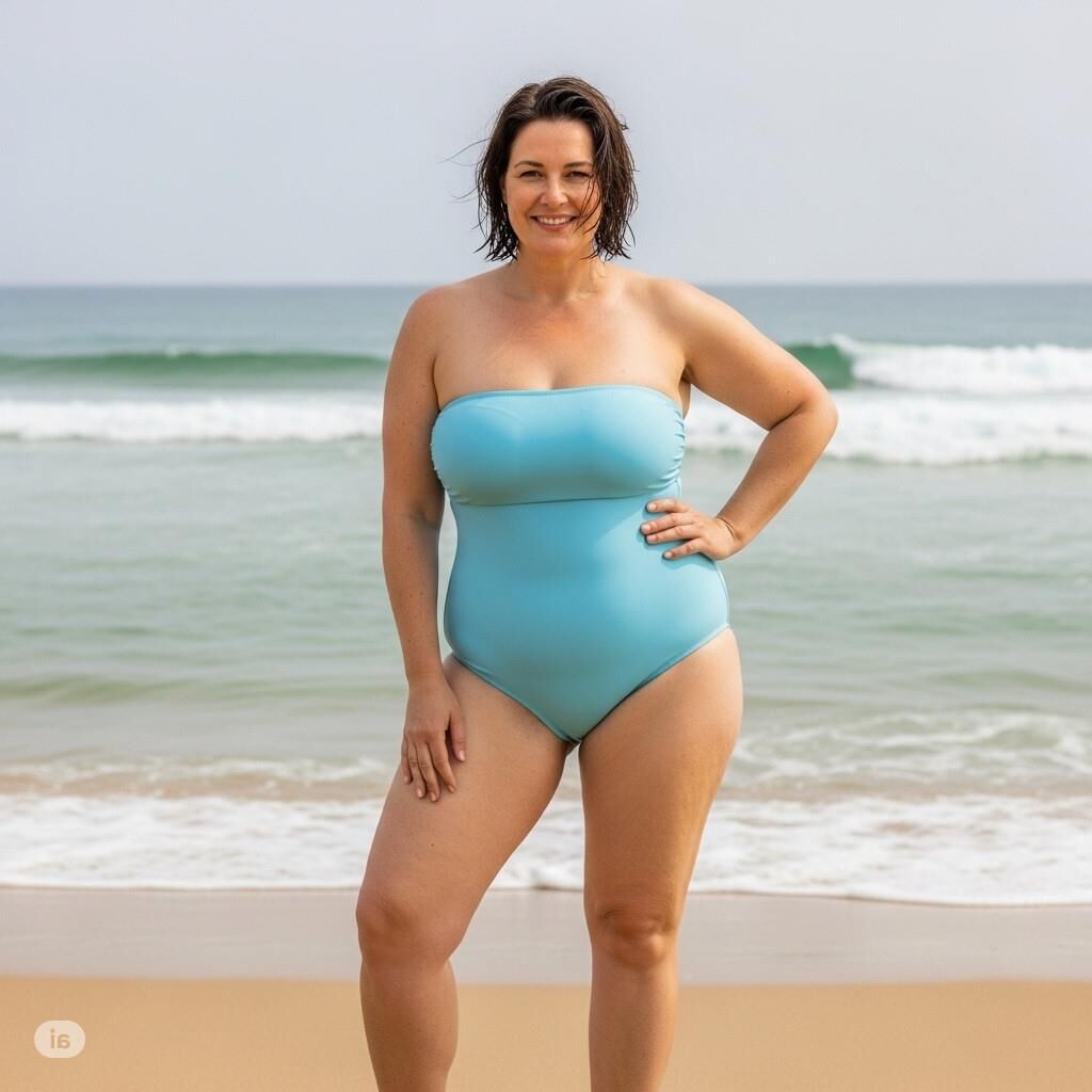 Perfectly plump in swimsuits AI