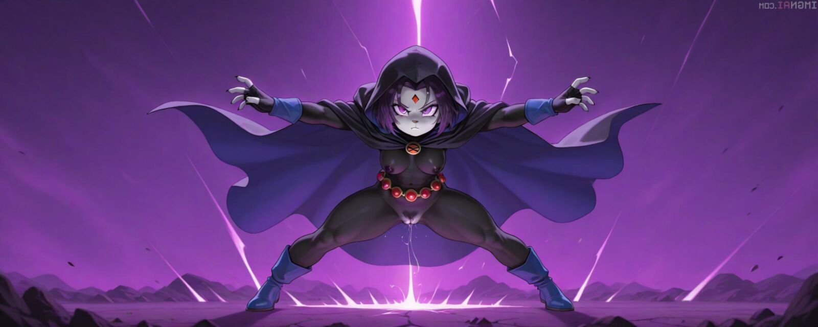 Raven (DC Comics) sex drawings (hentai and toons) 
