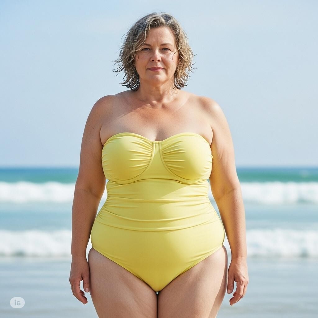 Perfectly plump in swimsuits AI
