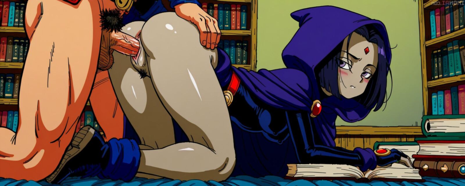 Raven (DC Comics) sex drawings (hentai and toons) 