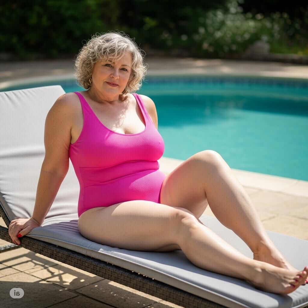Perfectly plump in swimsuits AI
