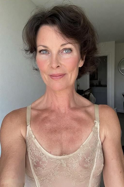 Mature Woman in Lingerie