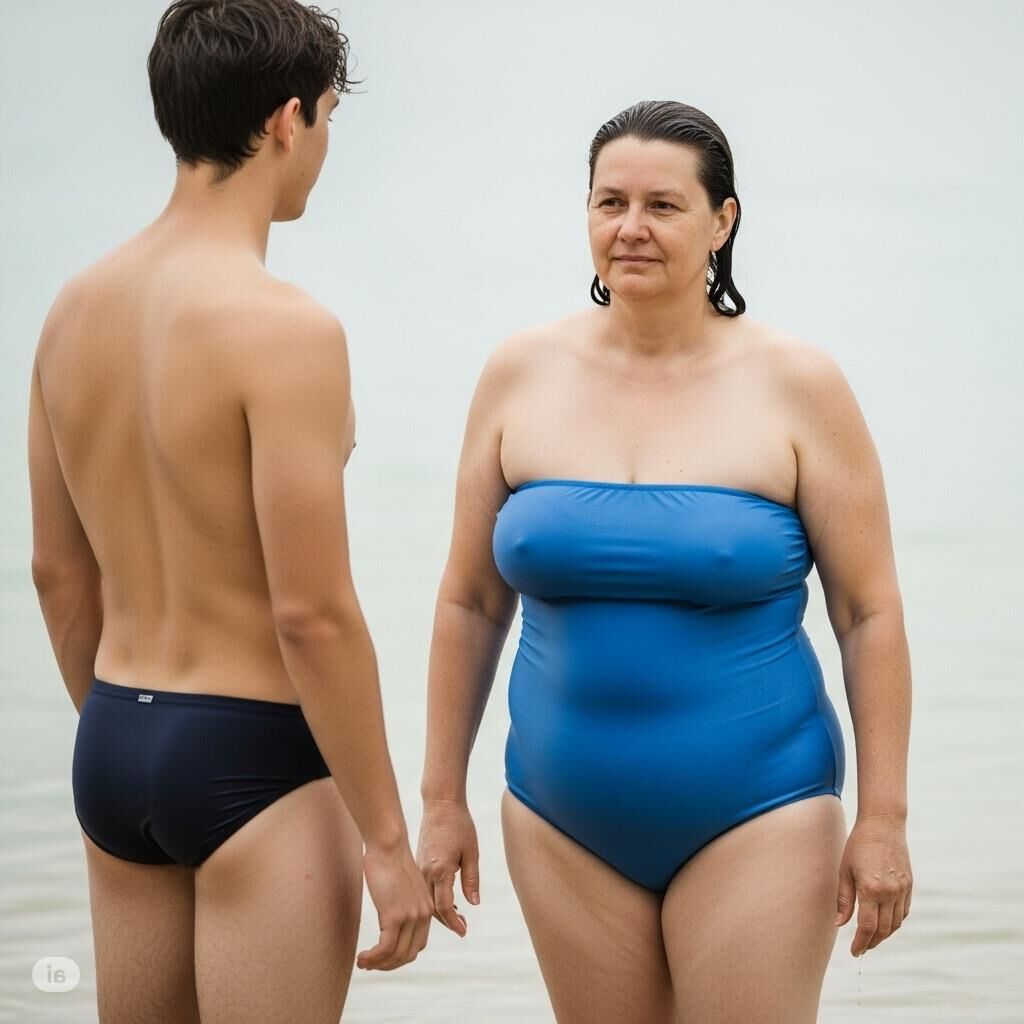Perfectly plump in swimsuits AI
