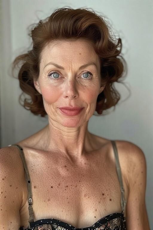 Mature Woman in Lingerie