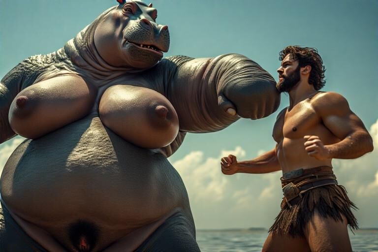 Rencontre avec une femme hippopotame