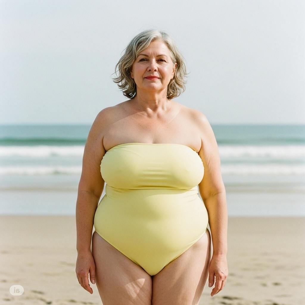 Perfectly plump in swimsuits AI