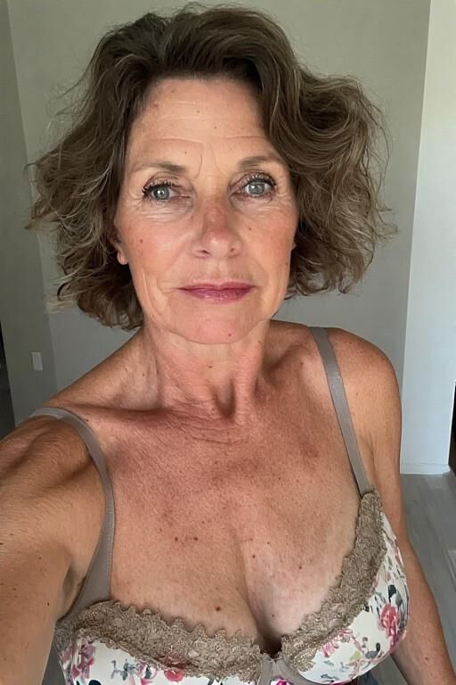 Mature Woman in Lingerie