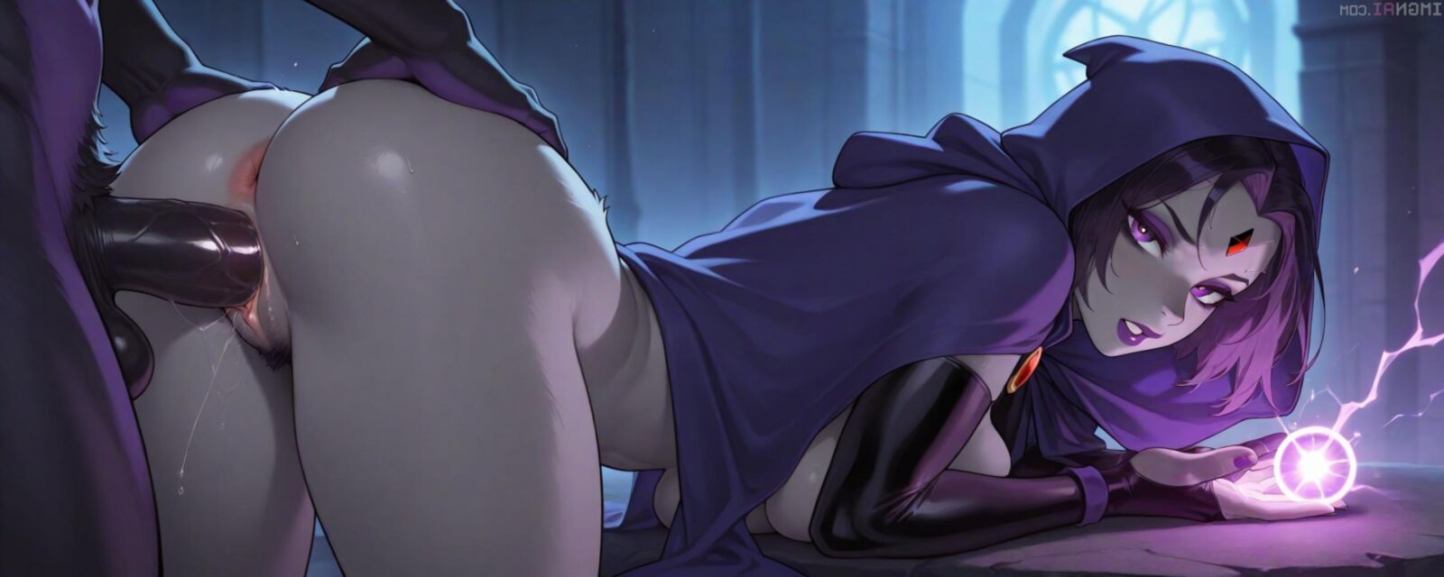 Raven (DC Comics) sex drawings (hentai and toons) 