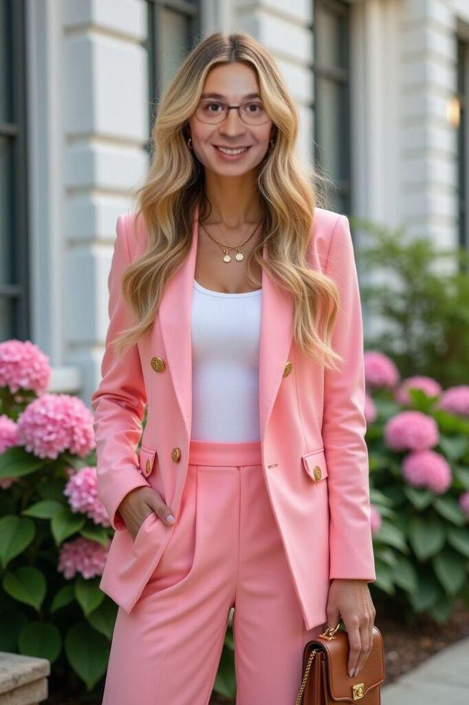 Alena em rosa