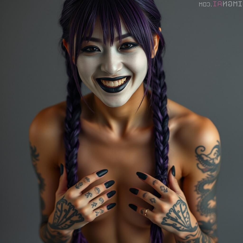 AI Yi plays with herself 