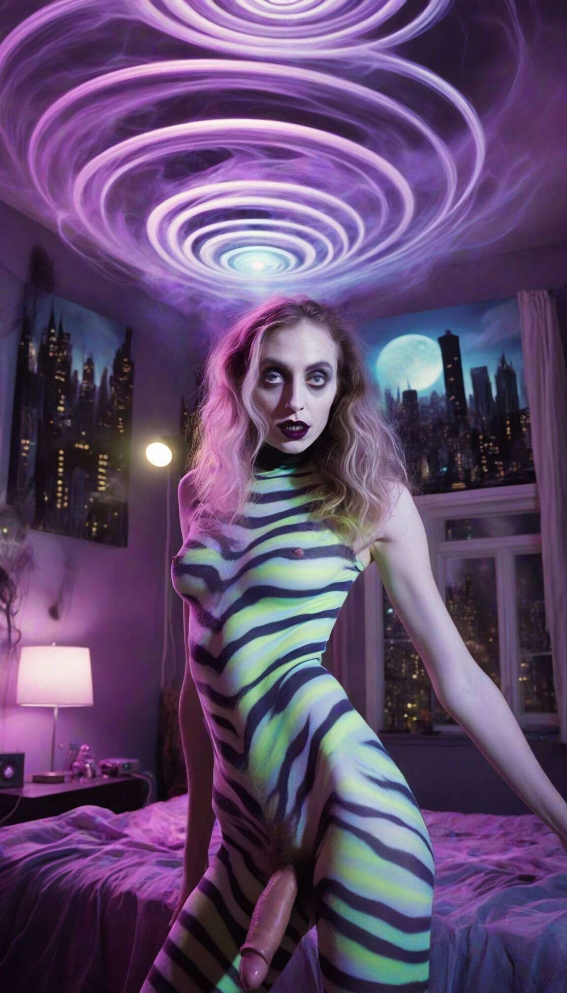 Erotic Stripy Lingerie and Jammies ( Preview)