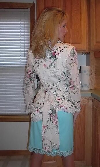 Kelli Unknown Set Light Blue Half Slip in Kitchen