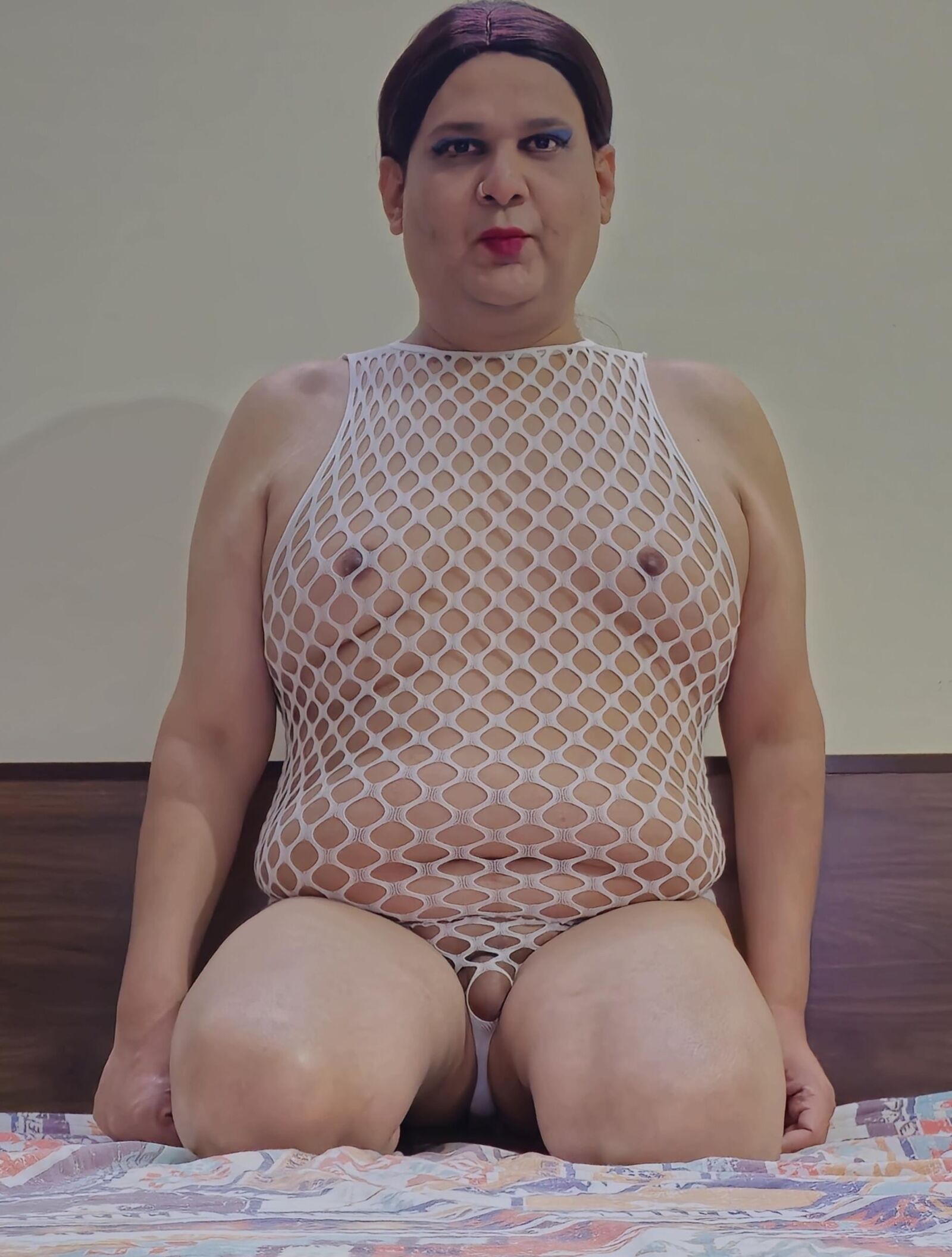 pelirroja shemale monica m en malas blancas s