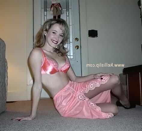Kelli TH TH BOWN SWEAR e PEACH MEIO SLIP