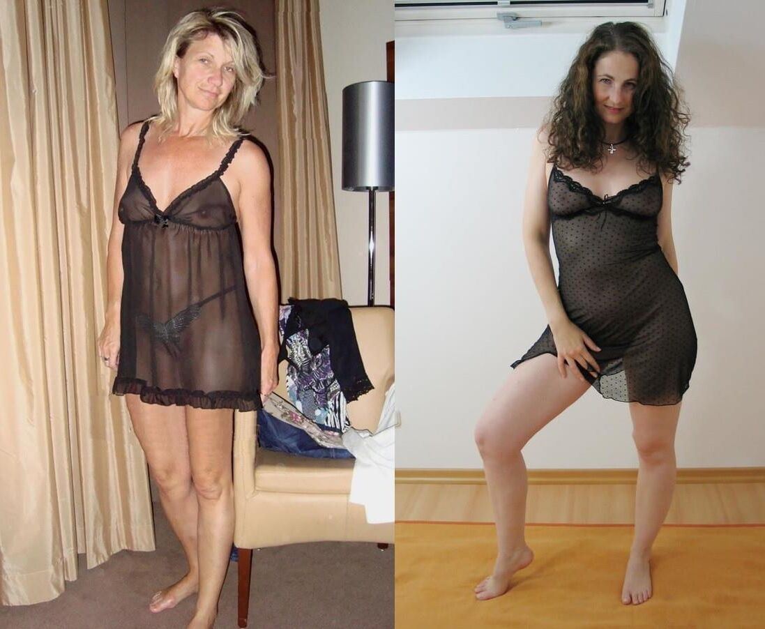 Sabine o Heike vs Sina comparação Altfotzen Hure Arsch Butt como
