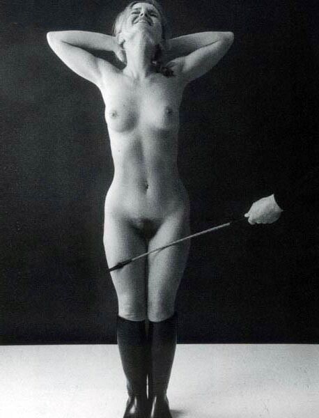Retro Spanking Janus bush boots and a riding crop