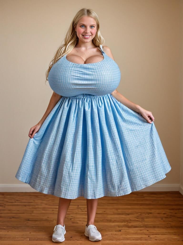 Just hanging out: Big tits, pure and simple