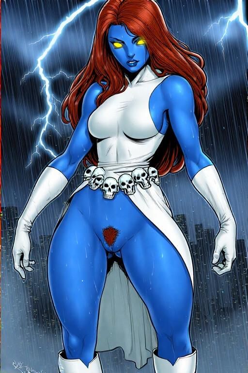 A.I. Fun with Mystique (Classic Comic Version)