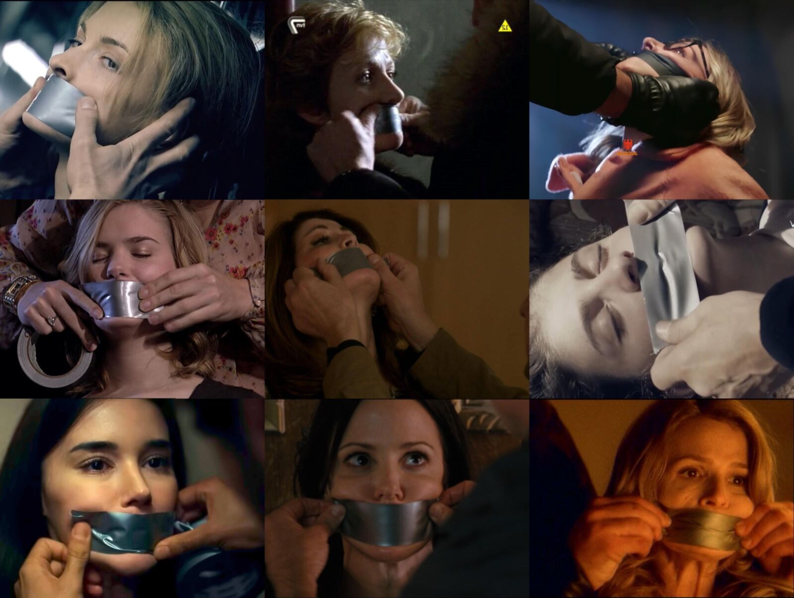 filles bâillonnées