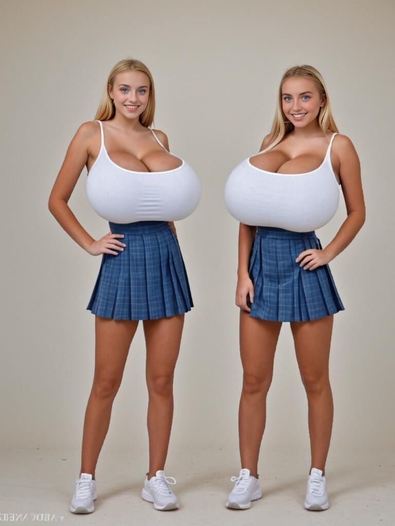 Just hanging out: Big tits, pure and simple