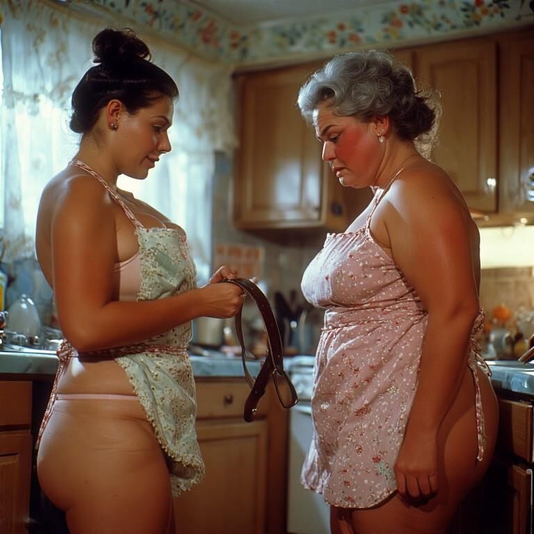 Ai Stepdaughter spanks stepmother 