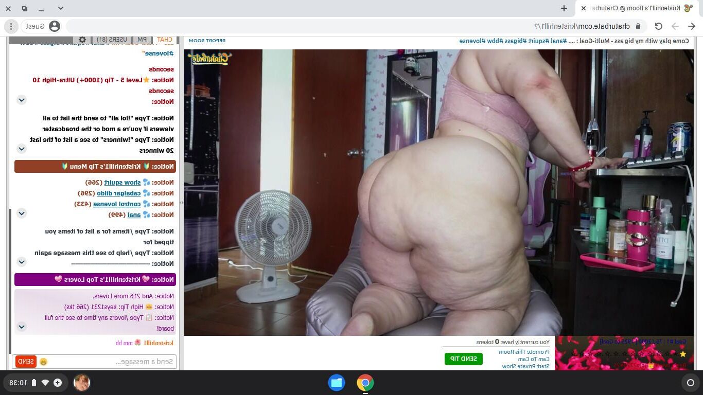 Webcam Pig Buttcheeks n Cunt