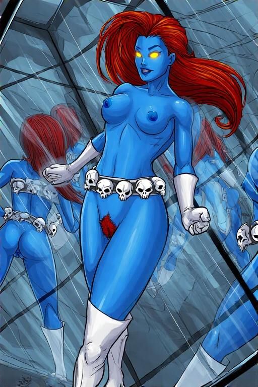 A.I. Fun with Mystique (Classic Comic Version)
