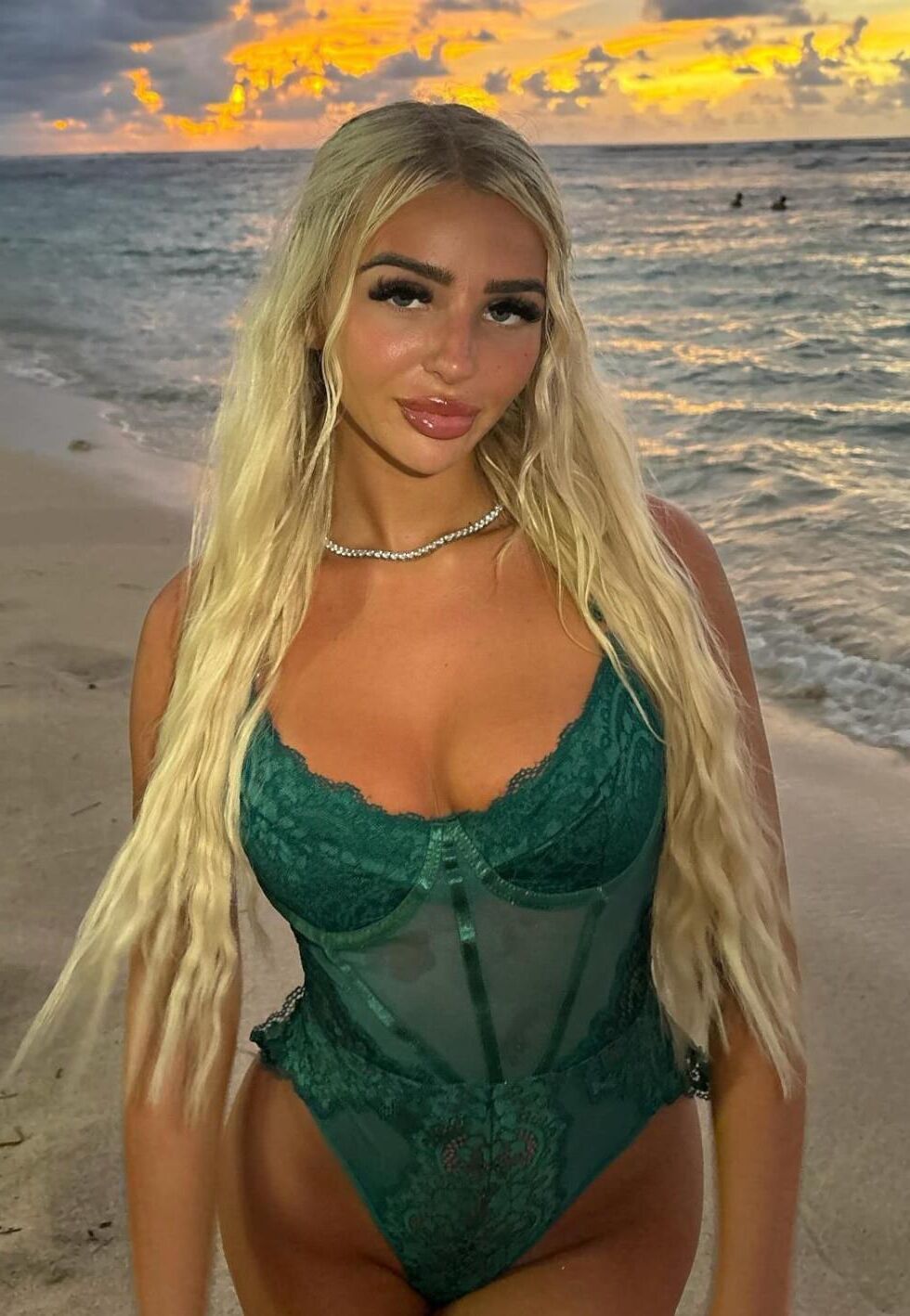 Beleza loira deslumbrante