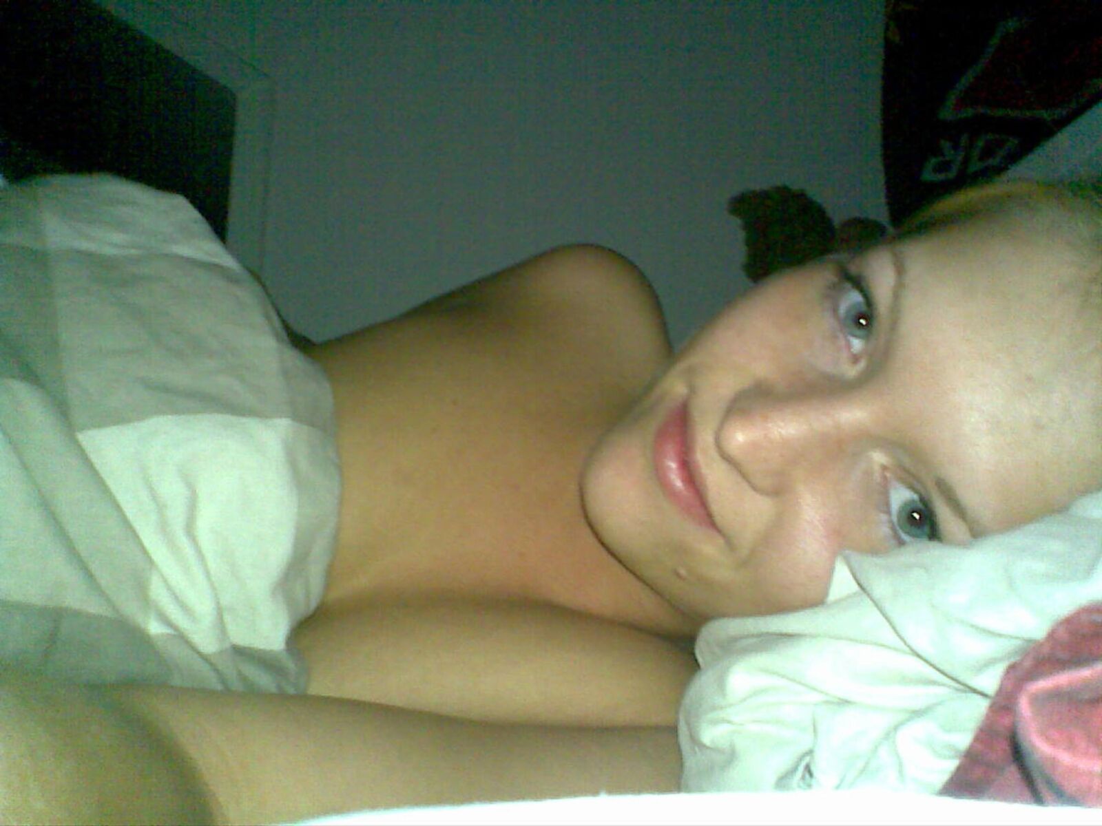 Stunning blonde girlfriend home selfies