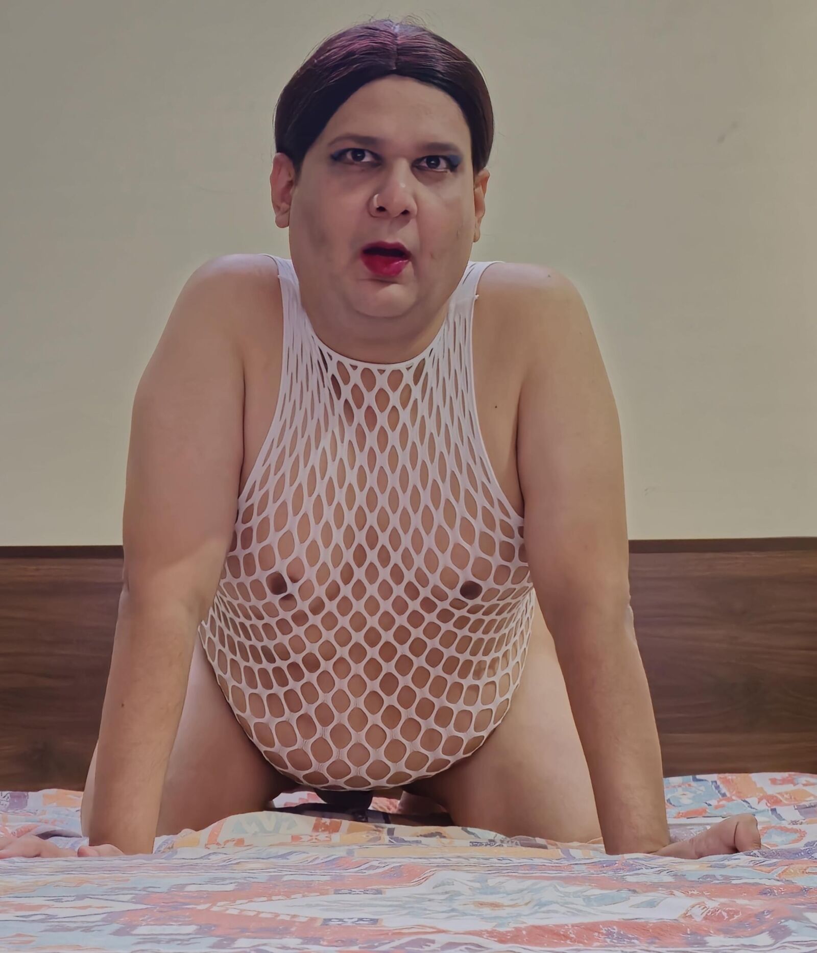 pelirroja shemale monica m en malas blancas s