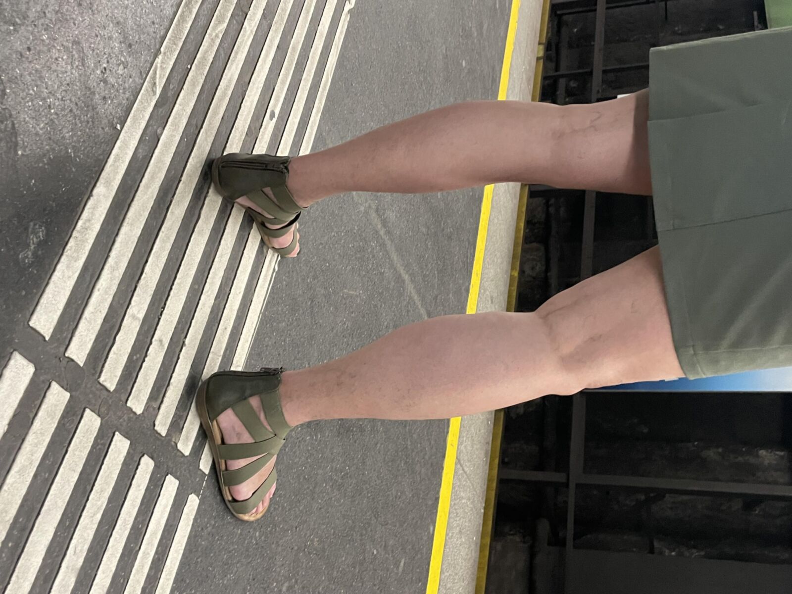 Dedicação sexy de pés maduros
