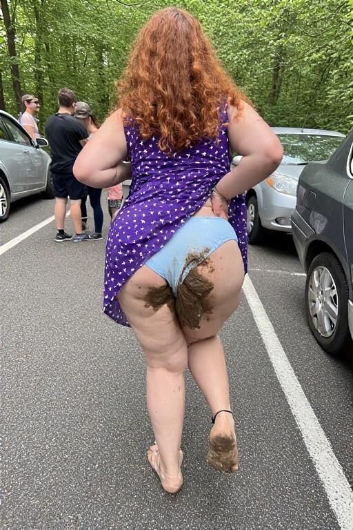ai panty poop accidents in forrest (Scat Warning)