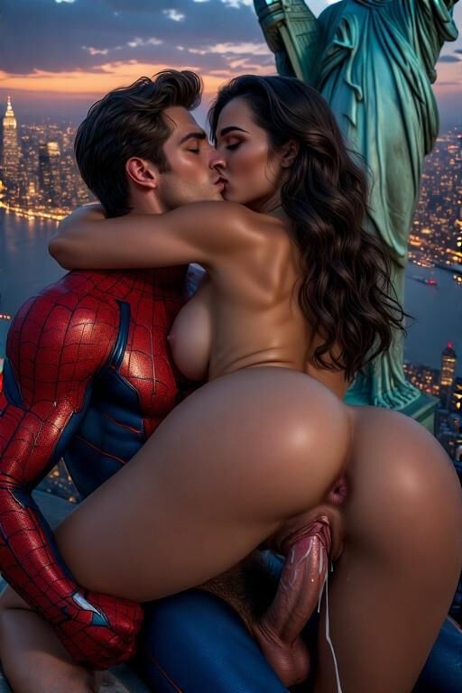 Spider Man and Wonder Woman