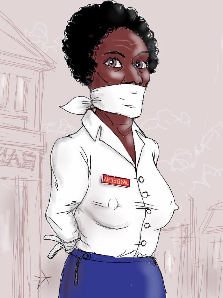 Bondage Cartoon & D women in BDSM troubles 