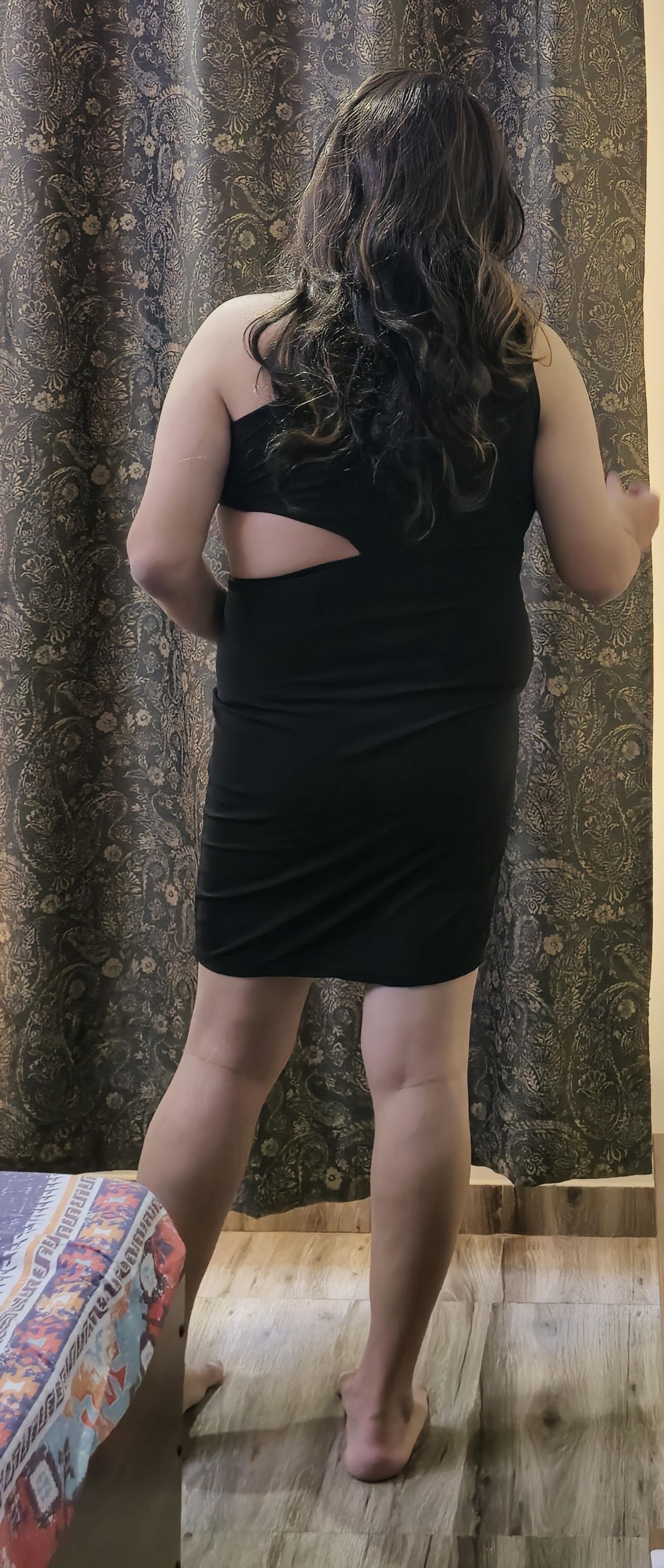 brunette shemale monica m in black dress s
