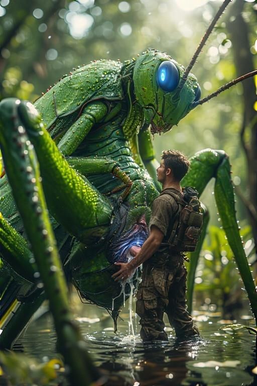 Mutant Grasshopper Sex