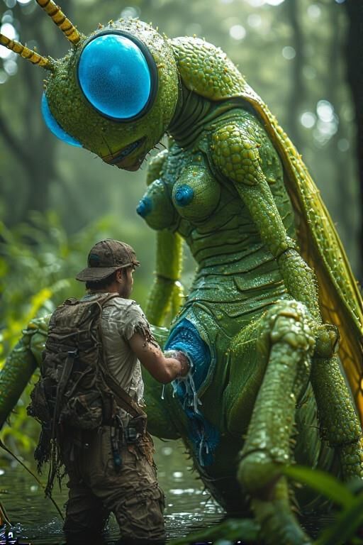 Mutant Grasshopper Sex